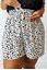 Picture of PLUS SIZE DALMATION PRINT HIGH WAIST SHORTS
